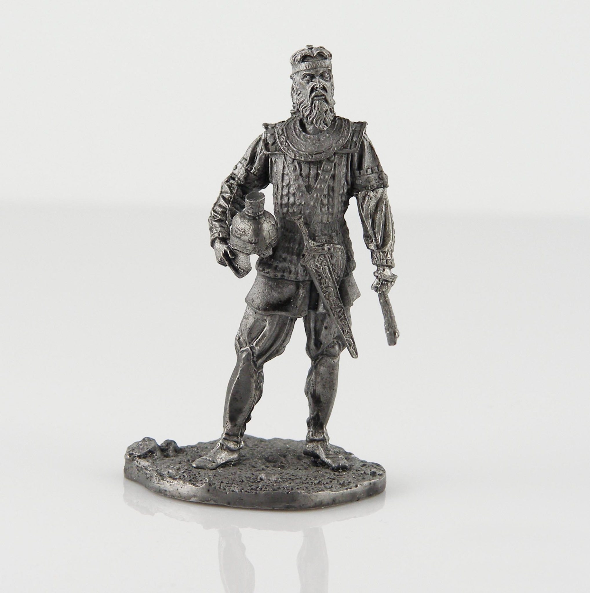 Knight statuette 75-4 Tin Soldiers 75mm Greek mercenary 5th century BC 