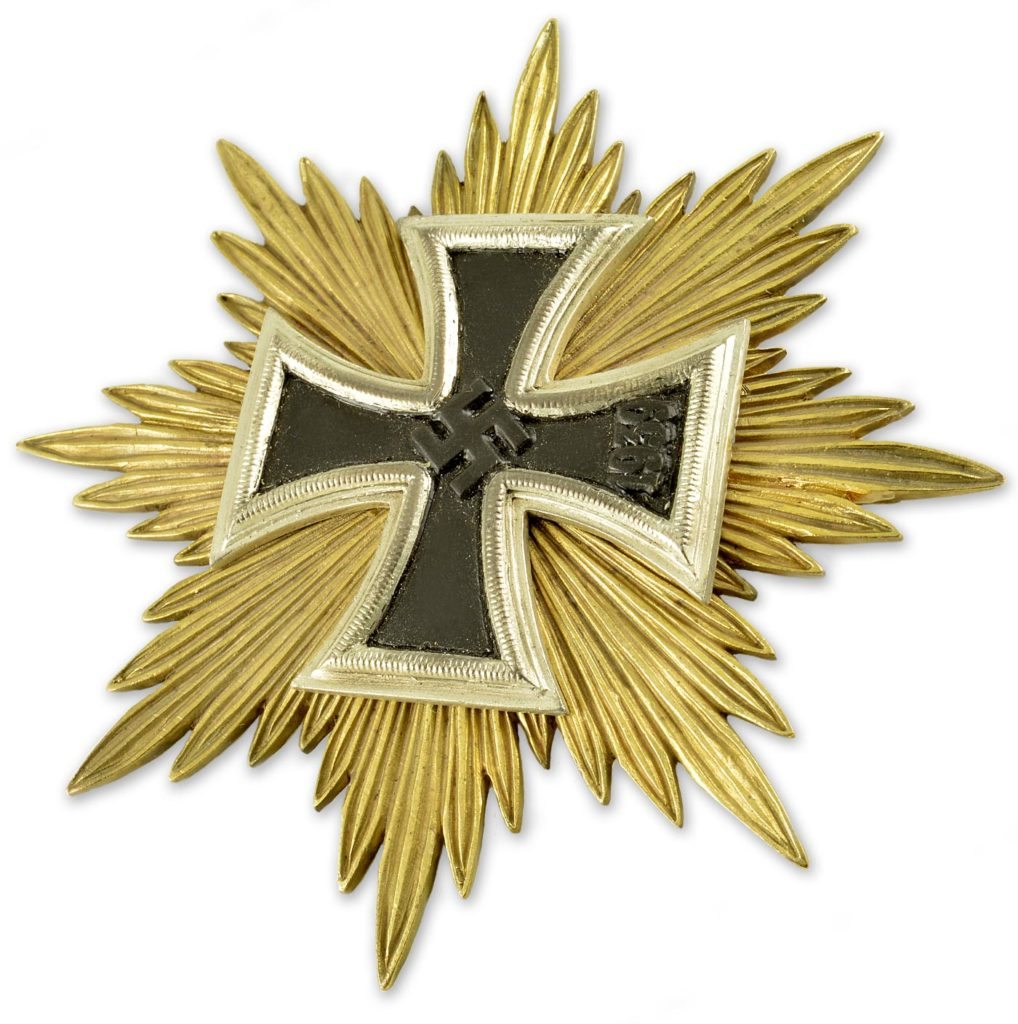 Star of the Grand Cross of the Iron Cross. WW2 German military award. COPY in
