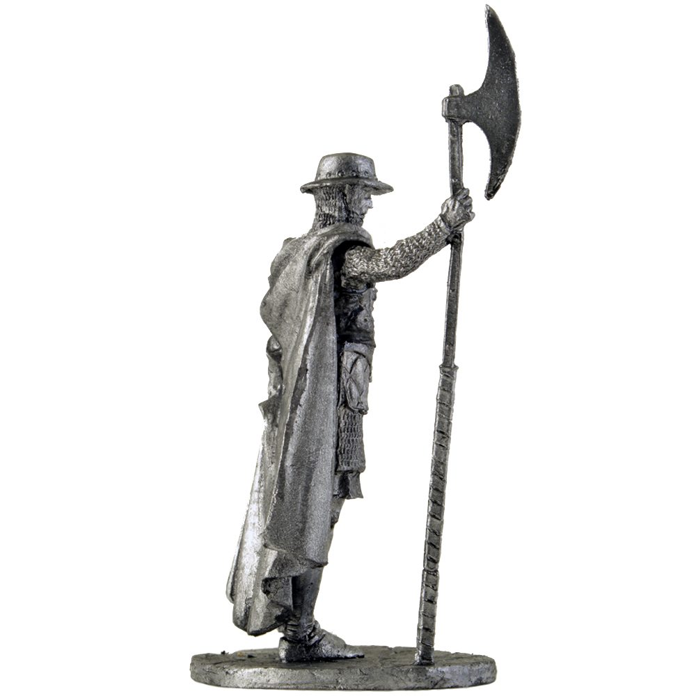 Tin toy soldier 54mm miniature statue Sergeant of the Teutonic Order 13-15 cent 